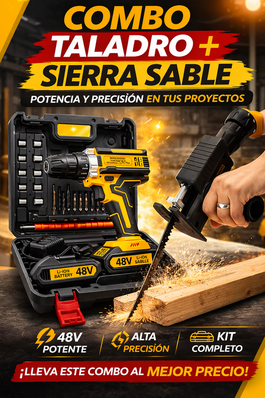 COMBO IMPARABLE 48V - PERFORA Y CORTA SIN LIMITES